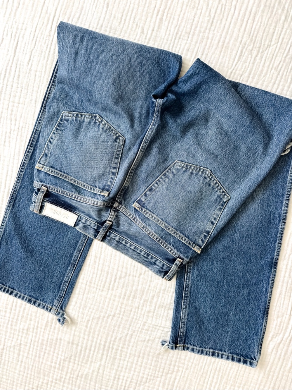 RE/DONE 90s High Loose Baggy Straight Jean size 28 - Picture 5 of 5